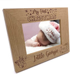 Personalised My First Christmas Photo Frame Keepsake