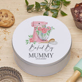 Personalised Mummy Cake Tin Baking Cookie Storage Gift