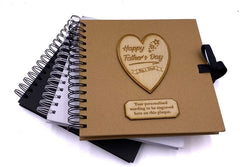 ukgiftstoreonline Personalised Father's Day Scrapbook Photo album Guest Book