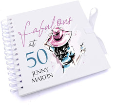 Personalised Fabulous Birthday Scrapbook Photo Album Or Guest Book 18th, 21st, 30th, 40th