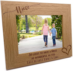 Personalised Niece As Wonderful As You Photo Frame gift