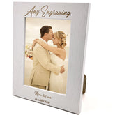 ukgiftstoreonline Personalised Wooden Photo 4 x 6 Frame Custom Engraved Any Message