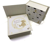 ukgiftstoreonline Personalised Book Baby Keepsake Box With Drawers Memories Box Gift