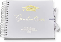 Personalised Graduation Scrapbook, Photo Album or Guest Book Gift