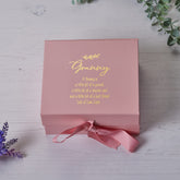 ukgiftstoreonline Personalised Granny Pink Gift Box With Sentiment