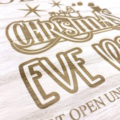 ukgiftstoreonline Personalised Wooden Christmas Eve Crate Box