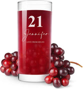 Engraved Personalised 21st Birthday Highball Glass Gift Boxed