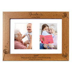Grandma In Loving Memory Photo Frame Double 6x4 Inch Personalised
