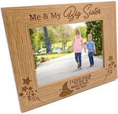 Me and My Big Sister Love You To The Moon Photo Frame Gift