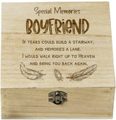 ukgiftstoreonline Boyfriend In Loving Memory Engraved Wooden Keepsake Box Gift