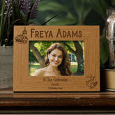 Personalised Confirmation Photo Frame Gift with Church and Cross FW756