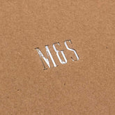 Personalised Initials Metal Stamped Brown Scrapbook Photo Album Or Guest Book