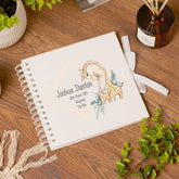 Personalised Baby Memories Scrapbook | Photo Album Giraffe Design