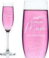 Personalised Mum Champagne Flute Prosecco Glass Gift