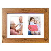 Nan In Loving Memory Photo Frame Double 6x4 Inch Personalised