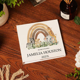 Personalised Baby Photo Album Jungle Theme