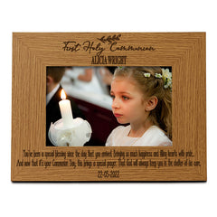 Personalised First Holy Communion Photo Picture Frame Landscape