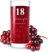 Engraved Personalised 18th Birthday Highball Glass Gift Boxed
