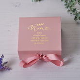 ukgiftstoreonline Personalised Nan Pink Gift Box With Sentiment