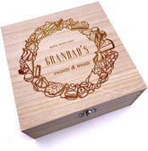 ukgiftstoreonline Personalised Granddad's Sweets and Treats Wooden Box