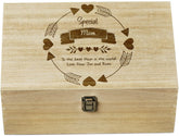 Personalised Mum Large wooden Keepsake Box Gift