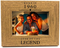ukgiftstoreonline Personalised Birthday Photo Frame Year Of The Legend