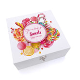 ukgiftstoreonline Personalised Grandma Large Candy Sweet Storage Wood Box Gift