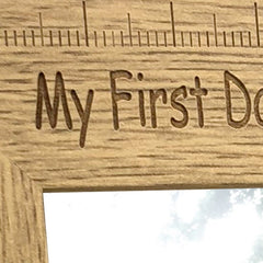 Personalised Engraved My First Day Of School Wooden Photo Frame Keepsake