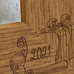 Personalised My First Christmas as My Nana portrait Photo Frame Keepsake FW559