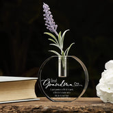 Engraved Great Grandma Crystal Glass Flower Vase Gift Present Kitchen ukgiftstoreonline