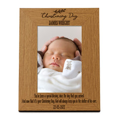 Personalised Christening Day Photo Picture Frame Portrait