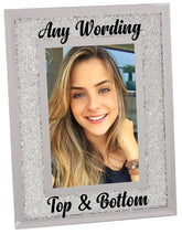 ukgiftstoreonline Personalised Crystal and Glass Photo Frame Gifts Any Message