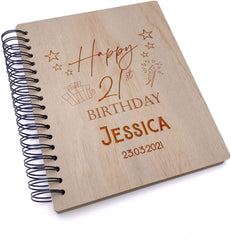 Personalised Any Age Birthday Photo Album Gift Present Design 18th 21st 30th 40th 50th 60th 70th 80th