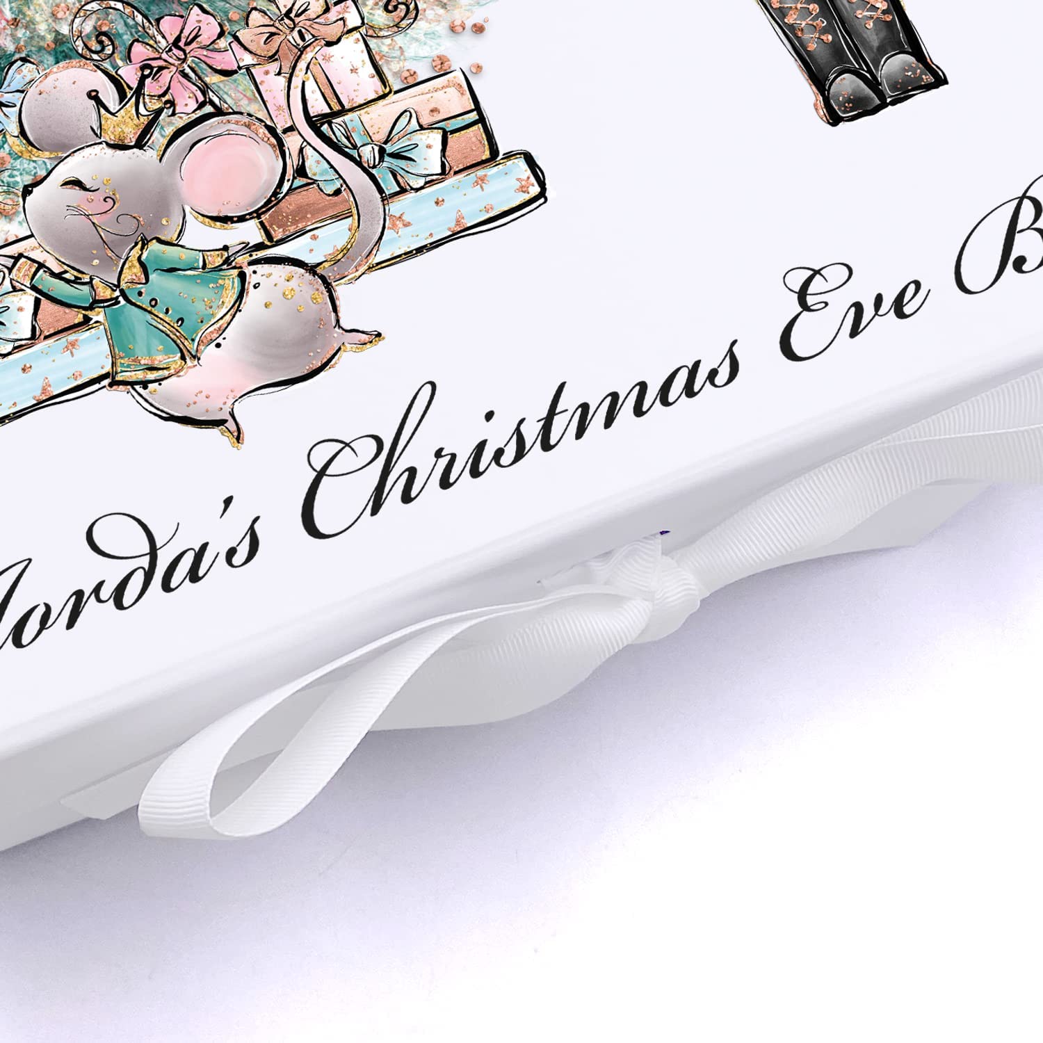 ukgiftstoreonline Personalised Boys Christmas Eve Box For Kids Keepsake Memory Box ukgiftstoreonline