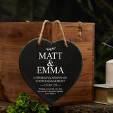 ukgiftstoreonline Personalised Engagement Gift Heart With Sentiment Keepsake