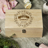 Personalised Daughter Large wooden Keepsake Box Gift