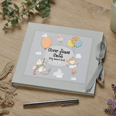 ukgiftstoreonline Personalised Baby Keepsake Memories Record Book With Mouse Sketches