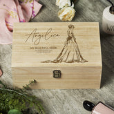 Bride Gift From Groom Large Wooden Memory Keepsake Box Gift
