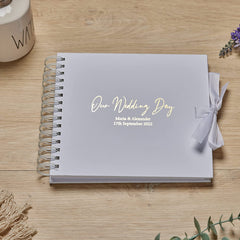 Personalised Our wedding Day, Guest Book, Photo Album or Scrapbook