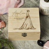 ukgiftstoreonline Personalised In Loving Memory Engraved Wooden Keepsake Box Gift