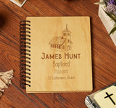Personalised Baptism Photo Album Church Design Engraved