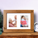 Nan In Loving Memory Photo Frame Double 6x4 Inch Personalised