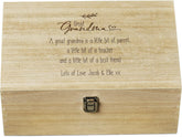 Personalised Large Wooden Grandma Sentiment Memory Keepsake Gift