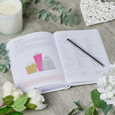 Personalised Wedding Planner Book Engagement Gift With Floral Gold Design