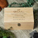 Personalised Large Wooden Great Grandad Sentiment Memory Keepsake Gift