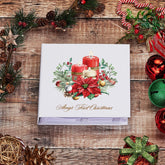 Personalised Baby's First Christmas Photo Album Gift Decorative Candle Design