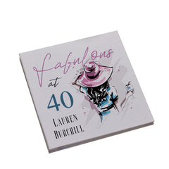 Personalised Large Linen Any Age Glamorous Birthday Photo Album 18th, 21st, 30th, 40th, 50th