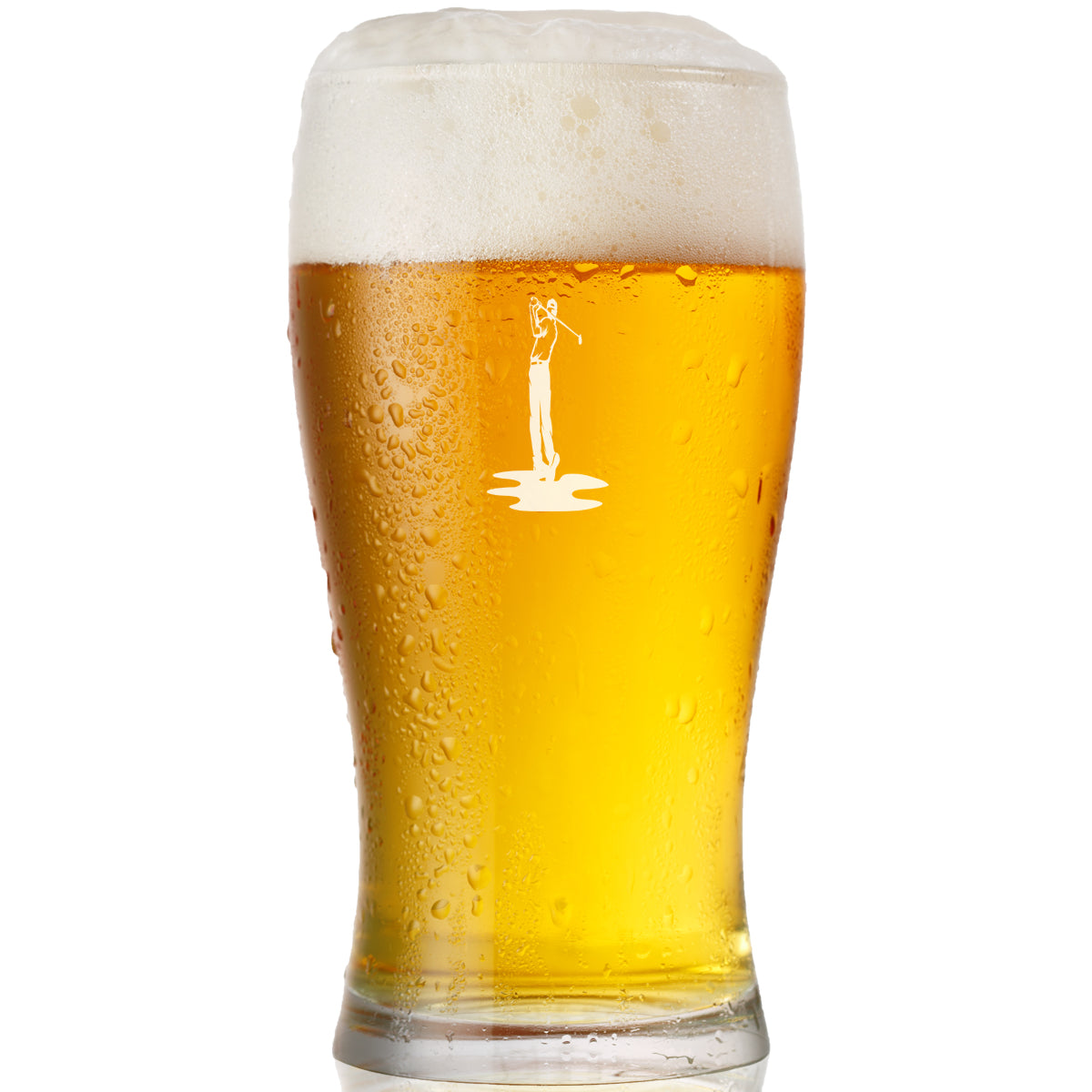 Personalised Engraved Pint Glass Sports Award Golf Theme personalised beer glasses ukgiftstoreonline