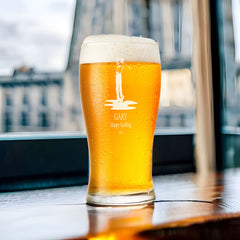 Personalised Engraved Pint Glass Sports Award Golf Theme personalised beer glasses ukgiftstoreonline