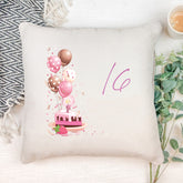 Personalised 16th Birthday For Her Cushion Gift